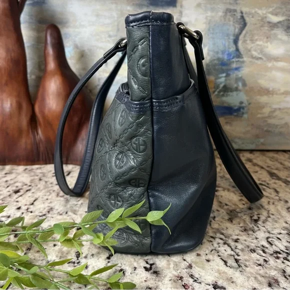 Gianni Bernini Embossed Leather Bag - Picture 4 of 16